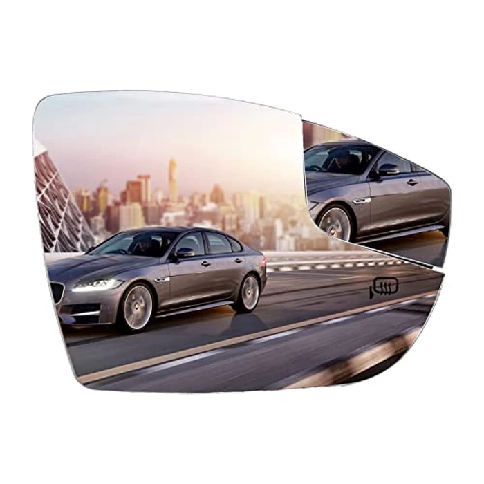 VIKKSAER CM5Z-17K707-G Passenger Right Side Heated Mirror Glass, Replacement for Ford Focus Side Mirror Glass 2012-2018, Side View Heated Convex Mirror Glass with Rear Holder by VIKKSAER - Image 4