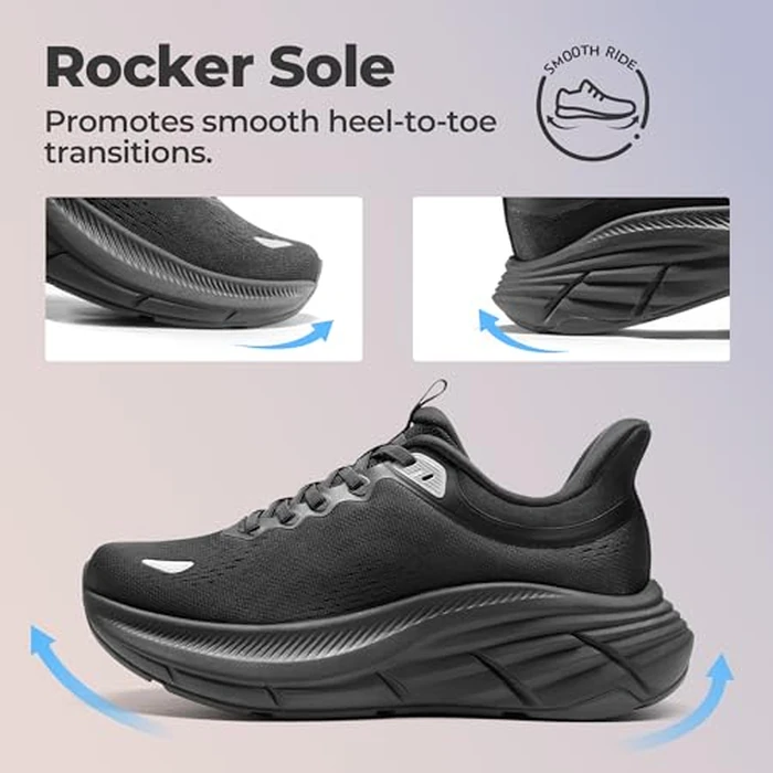 NORTIV 8 Women's Slip On Walking Shoes Cushioning Hands Free Non-Slip Breathable Comfortable Workout Running Tennis Gym Athletic ActiveBreeze Fashion Sneakers,Size 6.5,All Black,SNRS24007W-L by NORTIV 8 - Image 7