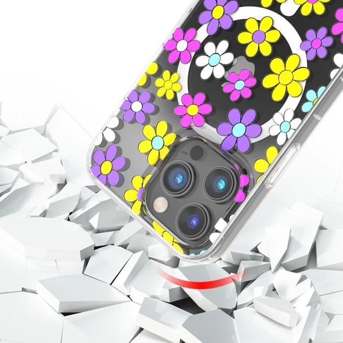 MyBat Pro Mood Series Phone Case with MagSafe for iPhone 14 Pro Max - Multi Color Daisy - Brand New by MyBat Pro - Image 5