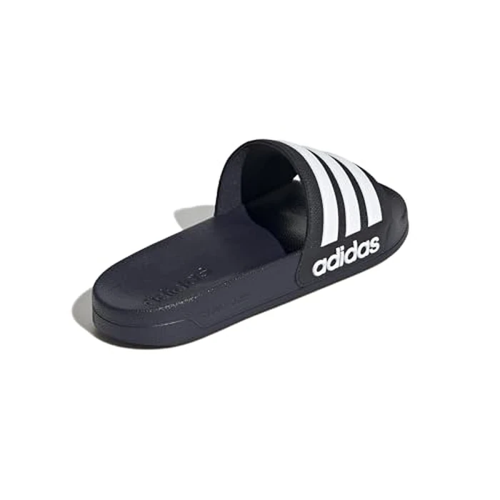 adidas Unisex Adilette Shower Slides Sandal, Legend Ink/White/Legend Ink, 10 US Men by adidas - Image 5