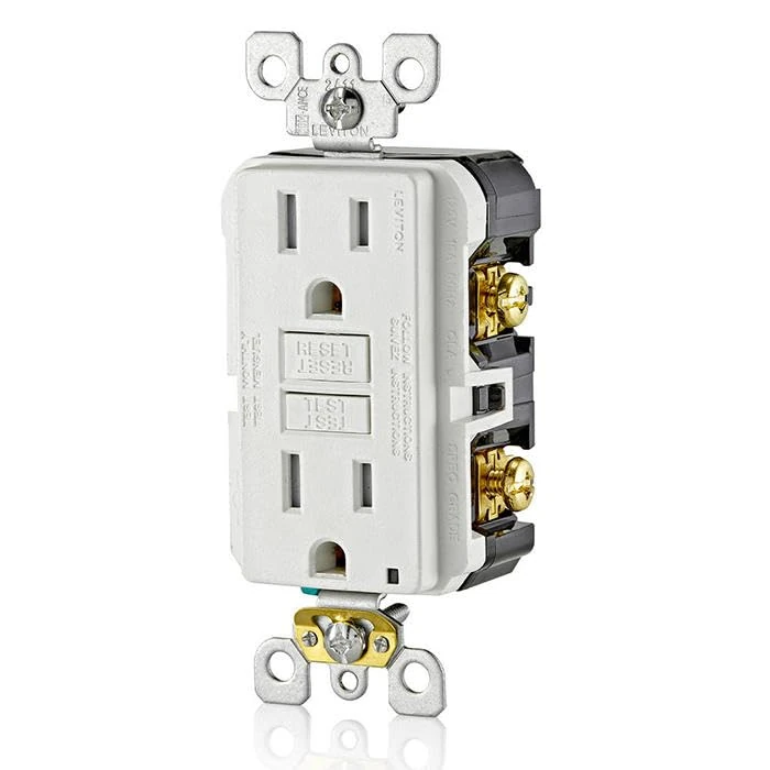 Leviton GFCI Receptacle, 20 Amp Tamper-Resistant, GFTR2-W, White by Leviton - Image 6