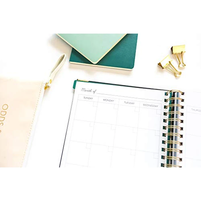 The Homeschool Planner: Beautiful and Undated with Monthly Tabs | To Do List, Goals, Meal Planning & Academic Tools | Homeschooling, Distance Learning & Family Organizer | Gold Spiral by Paper Peony Press - Image 6