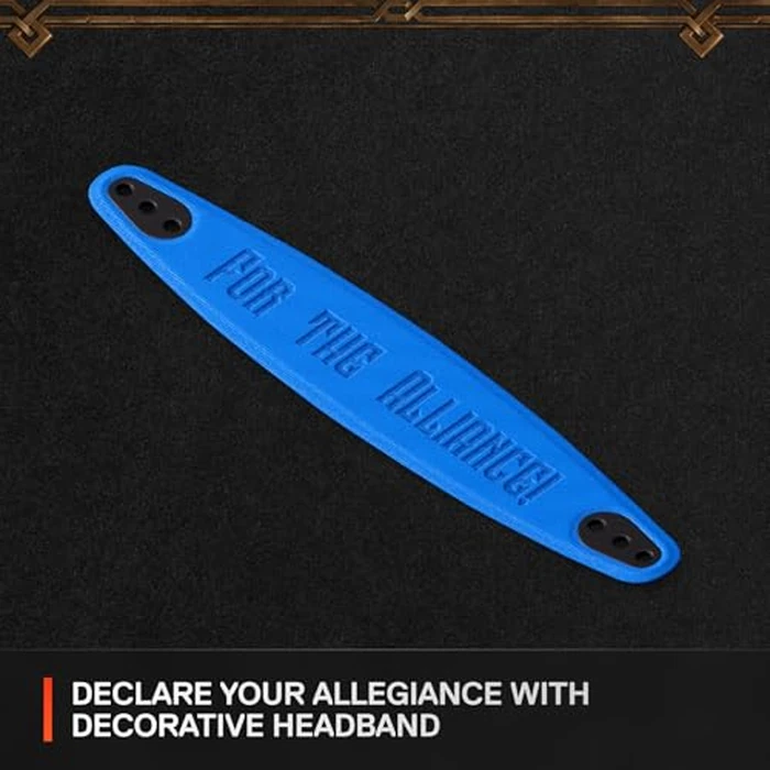 SteelSeries Arctis Nova Booster Pack - World of Warcraft Alliance Edition - Free in-Game Item - Gaming Headset Accessory - Nylon Headband - Customize with Unique Speaker Plates - Limited Edition by SteelSeries - Image 3