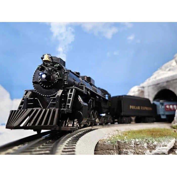 Lionel The Polar Express Battery O Gauge Toy Train Set with Remote, Locomotive, Train Cars, & Track with Authentic Train Sounds, Lights, & Water Vapor Smoke Effects for Kids 4+ by Lionel - Image 3