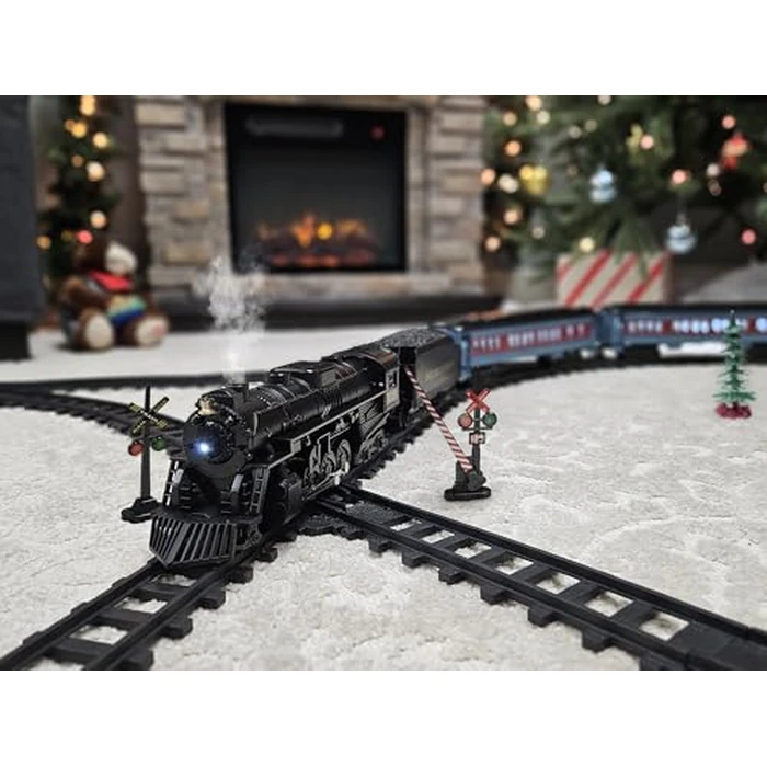 Lionel The Polar Express Battery O Gauge Toy Train Set with Remote, Locomotive, Train Cars, & Track with Authentic Train Sounds, Lights, & Water Vapor Smoke Effects for Kids 4+ by Lionel - Image 4