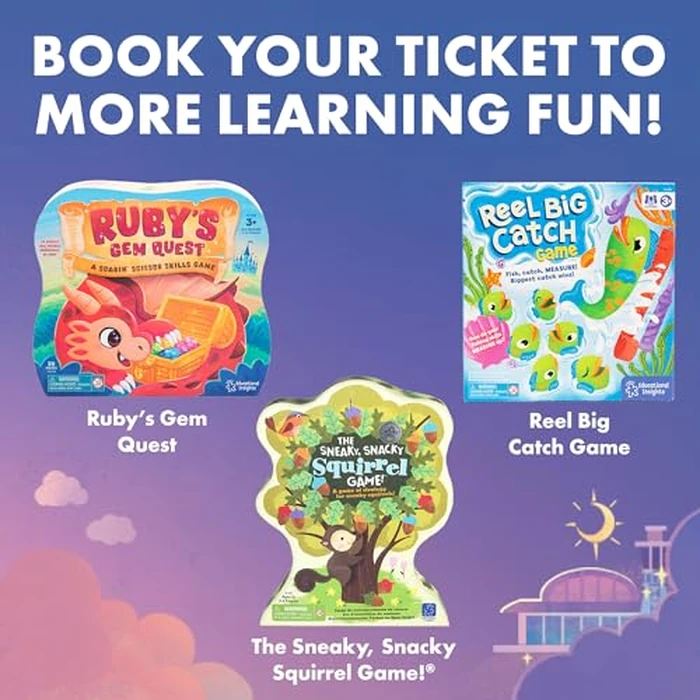 Educational Insights Time to Fly - Preschool Board Games that Teach How To Tell Time, Toy Learning Clock for Kids, Educational Board Games for Kids 4-6, Learn to Read Digital and Analog Clocks by Educational Insights - Image 7