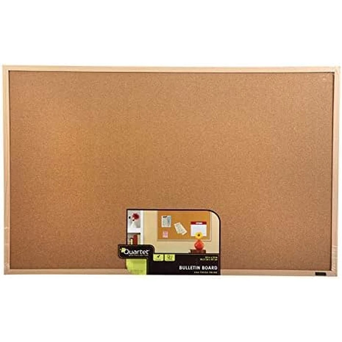 Quartet Natural Cork Bulletin Board, 35" x 23", Wood Finish MDF Frame, Self-healing Cork (2642638035) by Quartet - Image 5