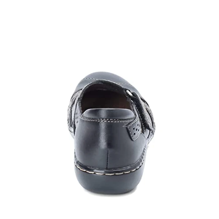 Clarks Womens Ashland Spin Q Flats, Black, 7 Wide US by Clarks - Image 6