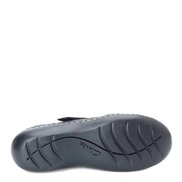 Clarks Womens Ashland Spin Q Flats, Black, 7 Wide US by Clarks - Image 8