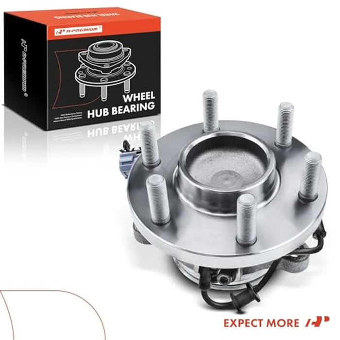 A-Premium Pair [2] Front Wheel Bearing Hub Assembly Compatible with Nissan Frontier 2005-2018 Pathfinder 2005-2012 Xterra 2005-2015 Suzuki Equator 2009-2012 2WD w/ABS 6-Lug by A-premium - Image 9