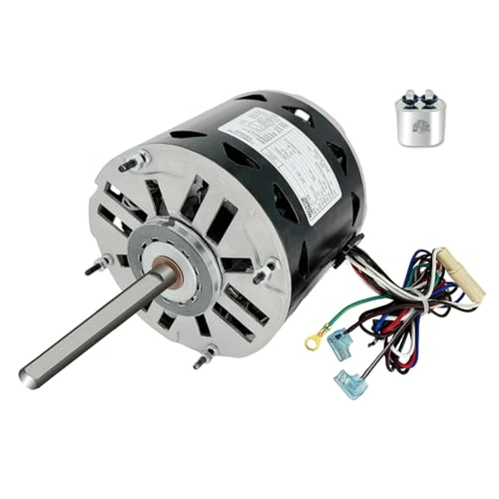 DL1056 Blower Fan Motor-1/2 HP, 1075 RPM, 3 Speed, 115 V, Compatible with A.O. Smith 1056, Fasco D701, Embraco E205, GE 3587, Marathon X004, Universal Electric 531, Rotom R43587 48 Frame Leungoo by LEUNGOO - Used - Like New condition