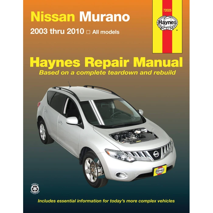 Nissan Murano 2003 thru 2010: All Models (Haynes Repair Manual) by Haynes - Used - Very Good condition - US$21.50