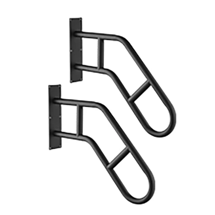 Stairs Handrails for Outdoor Steps ，Stair Railing Indoor 1-3 Step,Porch Railing & Deck Hand Rail Wall Mount Stair Hand Grab Bars， U-Shaped Providing Support and preventing Slips and Falls.-2pack by Kudusgot - Used - Acceptable condition - US$27.63
