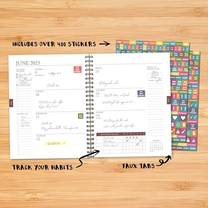 Soft and Sweet 2025 8.5" x 11" Softcover Weekly Planner by WILLOW CREEK - Image 2