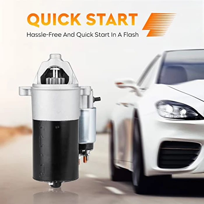 Starter for 5.4L 4.6L 03-13 Ford E150 E250, 97-98 F150 F250 Expedition, 4.6L 96-04 Mustang, 6.8L E-350 Super Duty, 93-98 Lincoln Mark VIII Navigator, 92-11 Town Car, 94-97 Mercury Cougar Grand Marquis by Aeagle - Image 2