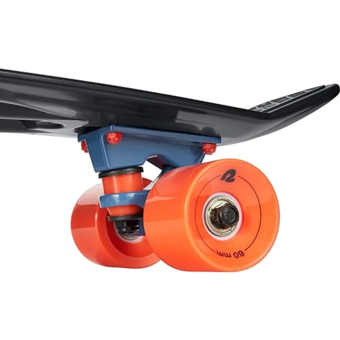 Retrospec Quip Mini Cruiser Skateboard 22.5" Classic Retro Plastic Cruiser Complete Skateboard with ABEC 7 Bearings and PU Wheels Compact Board w/Grippy, Molded Waffle Deck by Retrospec - Image 7