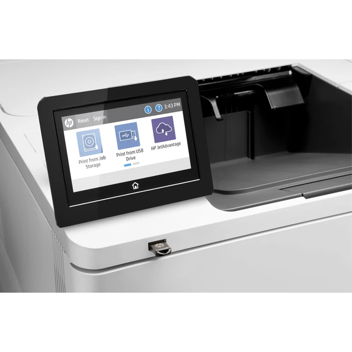 HP LaserJet Enterprise M611dn Laser Printer - White by HP - Image 4