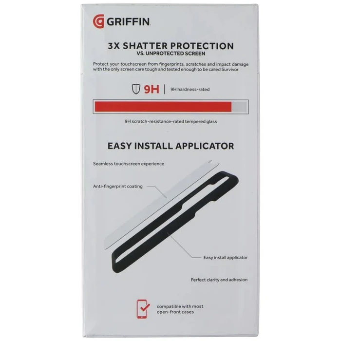 Griffin Survivor Glass Screen Protector for iPhone XS Max (25 Pack) - Clear by Griffin - Image 2