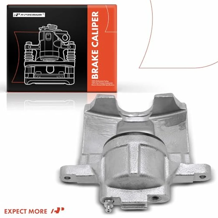 A-Premium Disc Brake Caliper Assembly Without Bracket Compatible with Select Dodge, Jeep, Ram and Volkswagen Models - Grand Caravan, Journey, Town & Country, Wrangler JK, Nitro, Routan, C/V - Front by A-premium - Image 8
