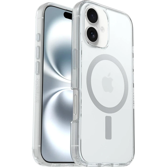 OtterBox Symmetry Series Clear Phone Case with MagSafe for iPhone 16 Plus - Clear by OtterBox - Image 4