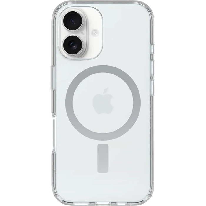 OtterBox Symmetry Series Clear Phone Case with MagSafe for iPhone 16 Plus - Clear by OtterBox - Refurbished - Premium condition
