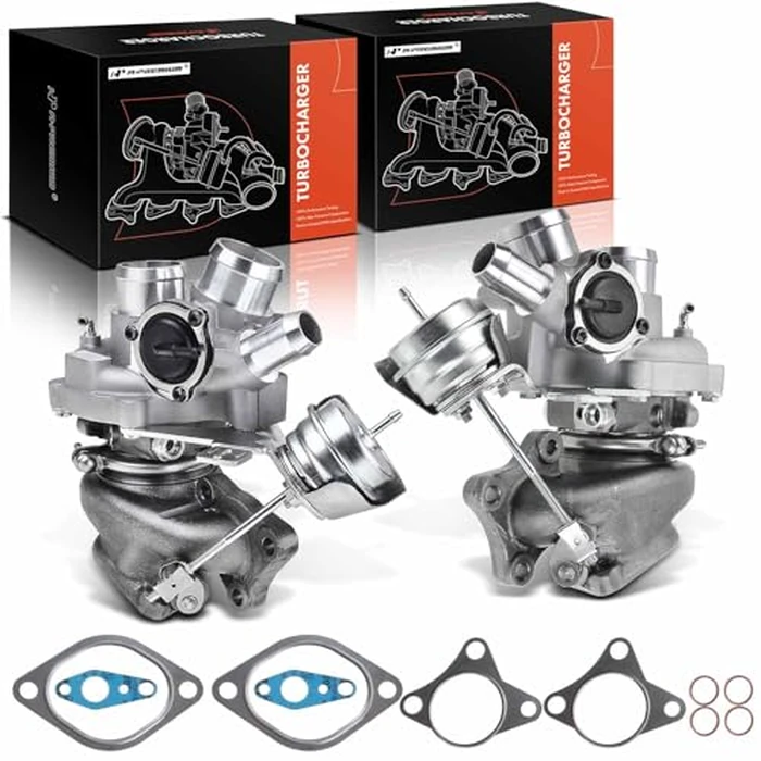 A-Premium Complete Turbo Turbocharger Kit, with Wastegate Actuator & Gasket, Compatible with Ford F-150 2011-2012, 3.5L Ecoboost, Replace# CL3Z-6K682-C, CL3Z-6K683-D by A-Premium - Image 1