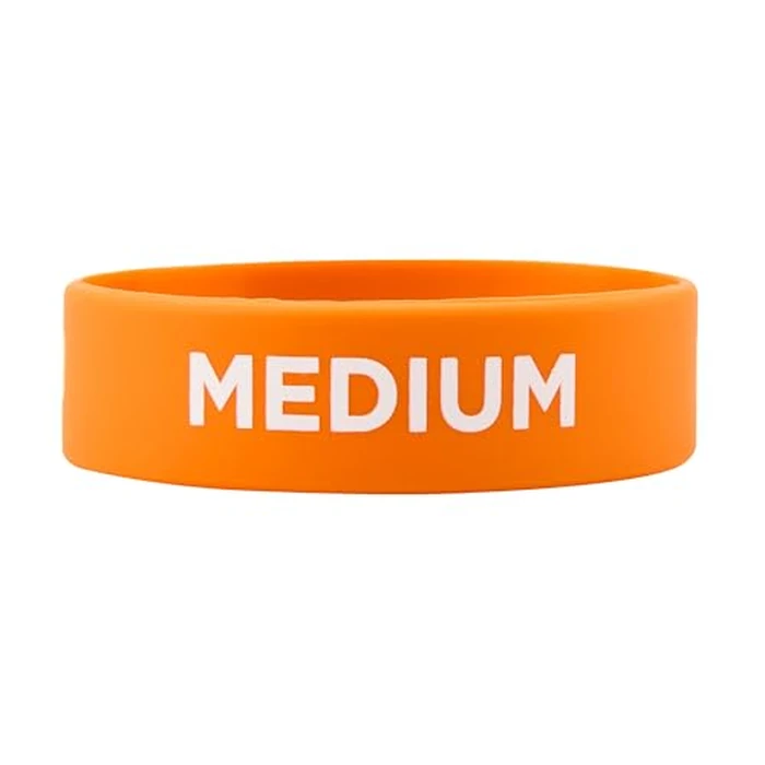 Restaurantware Medium Label Band 10-Pack Fits 16, 20, 24 oz Squeeze Bottles Dishwasher Safe Silicone Squeeze Bottle Accessory Slip-Reducing Band Orange Reusable by Restaurantware - Image 2