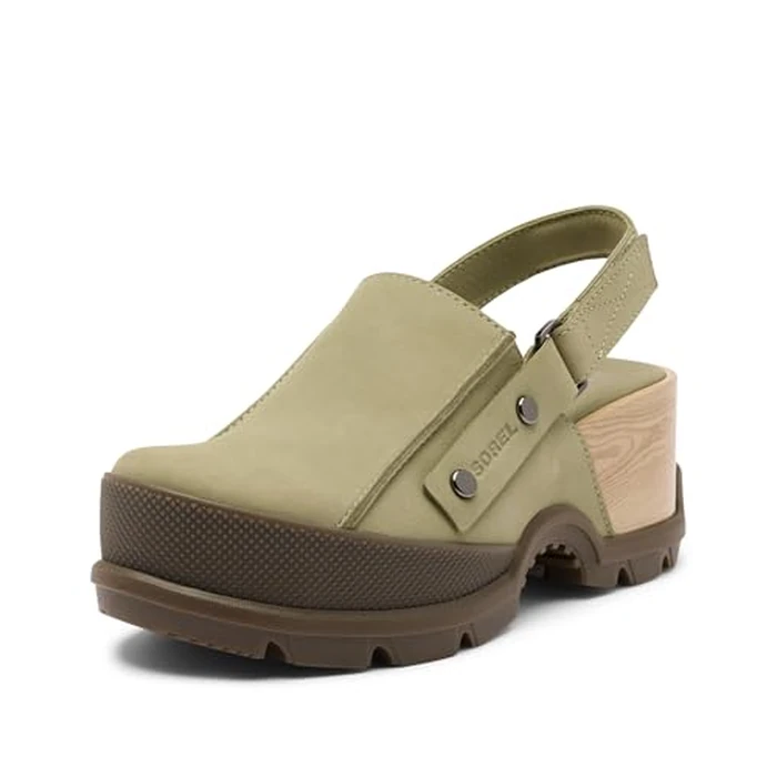 Sorel Women's Roam’N Clog RBR, Dusty Twill/Gum 15, 10 Regular by Sorel - Used - Good condition