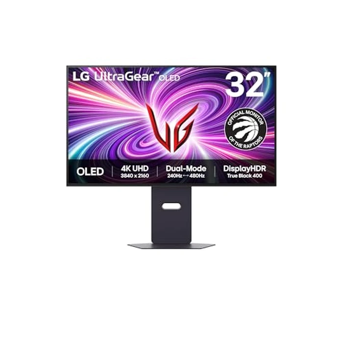 LG Ultragear(TM) OLED 32GS95UV-B - 32 inch Dual-Mode Gaming Monitor | Dual-Mode (4K 240Hz FHD 480Hz) / UHD (3840 x 2160) / 0.03ms (GtG) / DCI-P3 98.5% by LG - Used - Very Good condition - CA$853.73