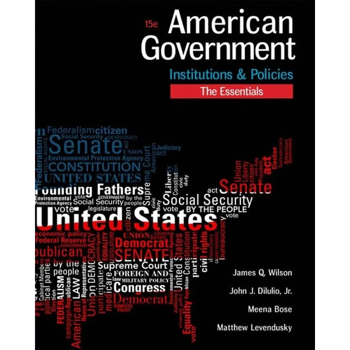 American Government: Institutions and Policies, Essentials Edition by Cengage Learning - Used - Very Good condition