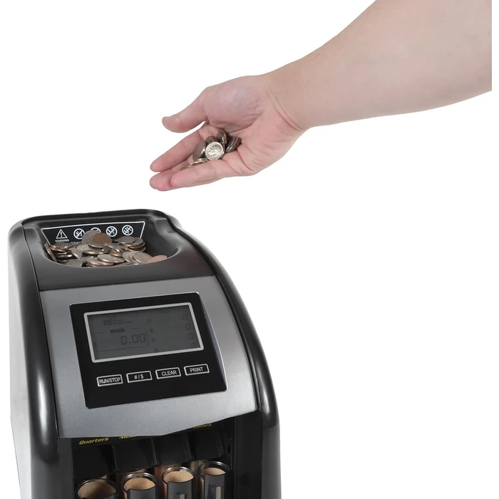 Royal Sovereign Digital 4-Row Electric Coin Sorter - Black by Royal Sovereign - Image 2