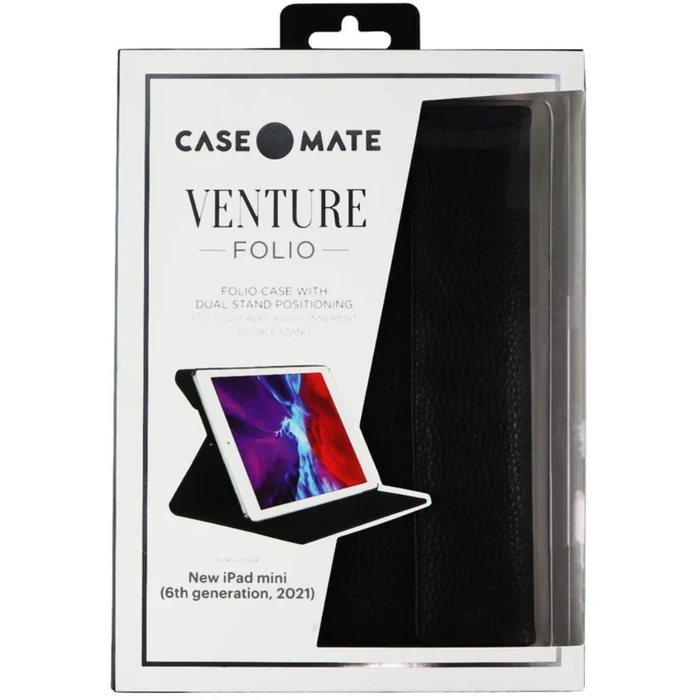 Case-Mate Venture Folio Tablet Case for Apple iPad Mini (6th Gen) - Black by Case-Mate - Image 7