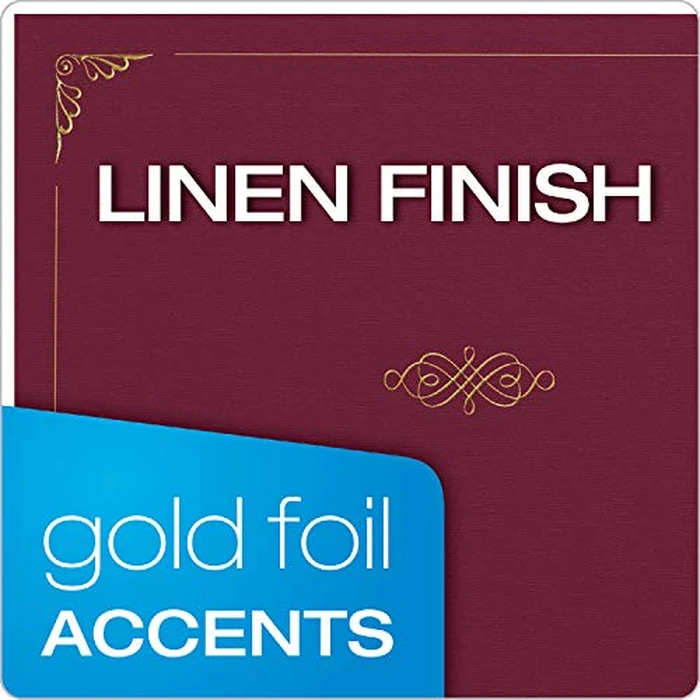 Oxford Certificate Holders, Burgundy Diploma Holders, Letter Size, 25 per Pack (299585) by Tops - Image 3