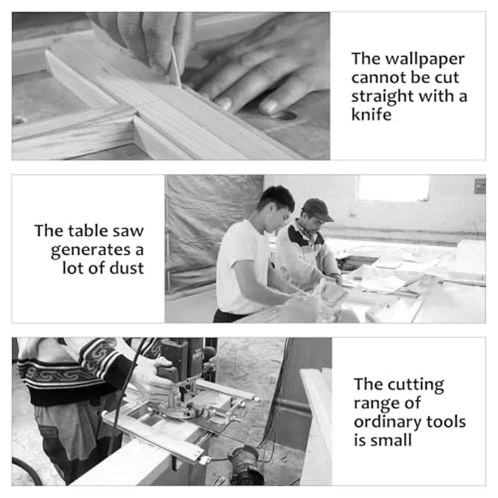 Ruaizel Foldable Drywall Cutting Tool, Plasterboard Cutter 1.5-60cm Cutting Range, Gypsum Board Cutting Tool for Wall, Build, Decoration by Ruaizel - Image 6