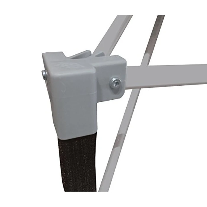 E-Z UP Ambassador Instant Pop Up Canopy Tent, 10' x 10', Roller Bag and 4 Piece Spike Set, Steel Gray by E-Z UP - Image 3