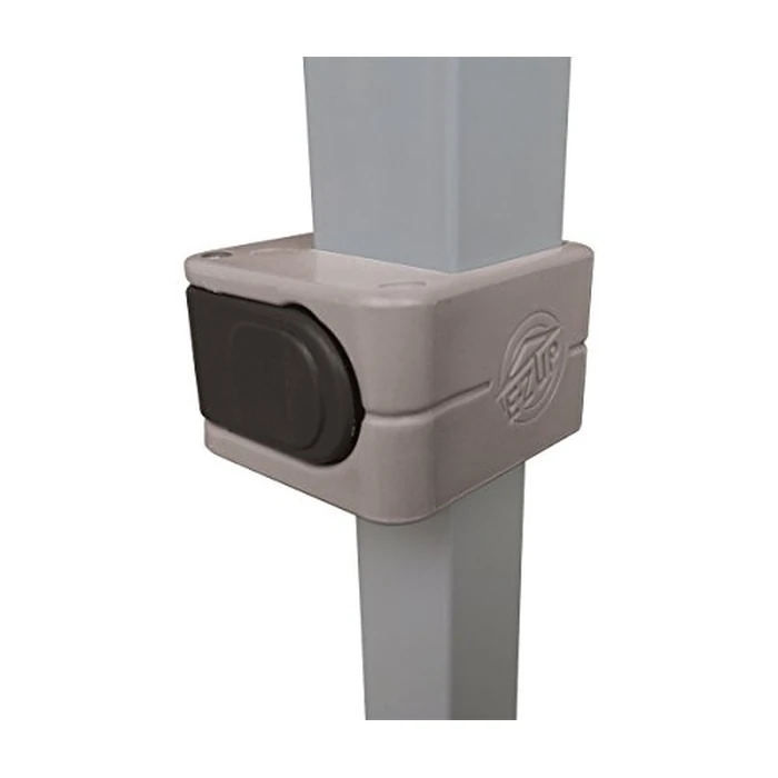 E-Z UP Ambassador Instant Pop Up Canopy Tent, 10' x 10', Roller Bag and 4 Piece Spike Set, Steel Gray by E-Z UP - Image 5