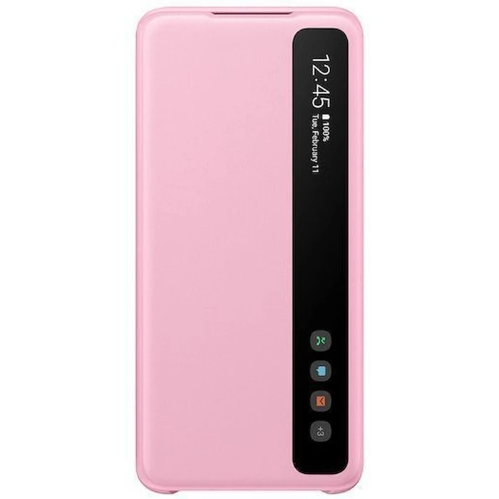 Samsung S-View Flip Phone Cover for Galaxy S20 (5G) - Pink by Samsung - Refurbished - Brand New condition - US$49.99