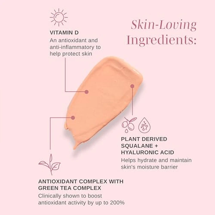 Wander Beauty Pack Up & Glow Primer with SPF 40 - 100% Mineral Sunscreen with Non-Nano Zinc Oxide + Titanium Dioxide - 4-in-1 Universal Tinted Sunscreen - Protect, Prevent, Perfect & Prime - 1.69 oz by Wander Beauty - Image 3