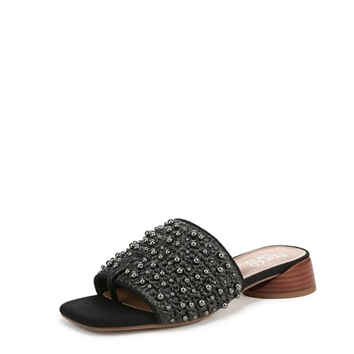 Franco Sarto Women's Loran Slide Sandal, Black Stud, 7 by Franco Sarto - Used - Very Good condition - CA$58.74
