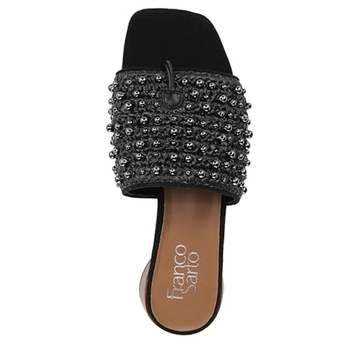 Franco Sarto Women's Loran Slide Sandal, Black Stud, 7 by Franco Sarto - Image 5