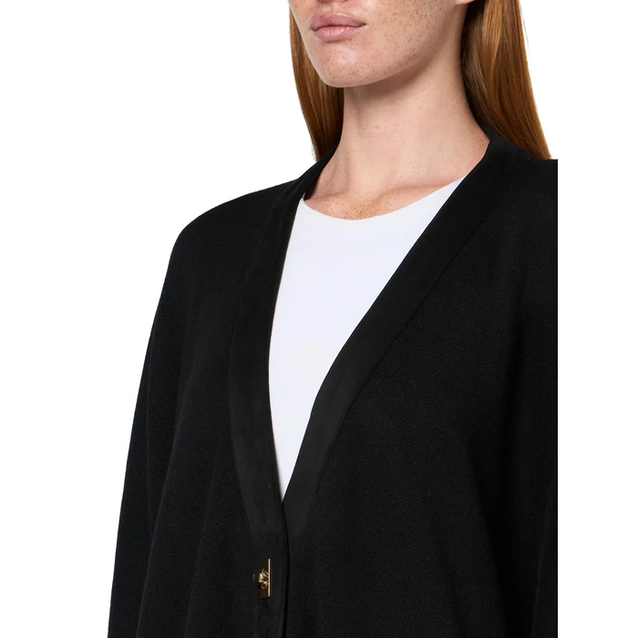 Trina Turk Sapphire Poncho, Black, O/S by Trina Turk - Image 3