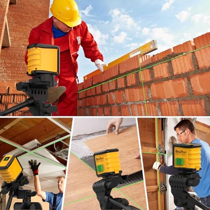 Self Leveling Laser Level with Tripod,DEGLASERS Green Cross Line Laser Level,Lazer Leveler Tool for Picture Hanging Construction Floor Tile Wall Home Renovation, Indoor Project, Battery Included by DegLasers - Image 6