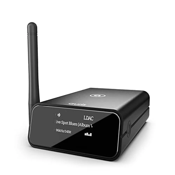 Auris Blume Pro HiFi Bluetooth 5.3 Music Receiver Long Range Bluetooth Adapter with Audiophile DAC, LDAC, aptX HD, OLED Display & Optical Coaxial AUX Output for Home Stereo, AV Receiver or Amplifier by Auris - Used - Like New condition - US$140.06