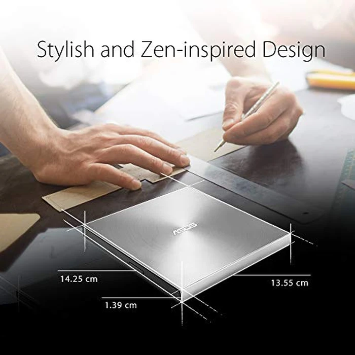 ASUS SDRW-08U9M-U/SIL/G/AS/P2G 13mm External DVD Writer, Compatible with USB 2.0 and Type-C for Both Mac/PC by Asus - Image 8