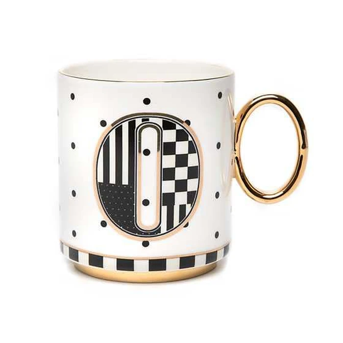 MACKENZIE-CHILDS My Mug, Decorative Ceramic Coffee Mug with Handle, O by MACKENZIE-CHILDS - Image 1
