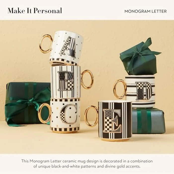 MACKENZIE-CHILDS My Mug, Decorative Ceramic Coffee Mug with Handle, O by MACKENZIE-CHILDS - Image 3