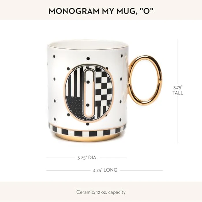 MACKENZIE-CHILDS My Mug, Decorative Ceramic Coffee Mug with Handle, O by MACKENZIE-CHILDS - Image 4