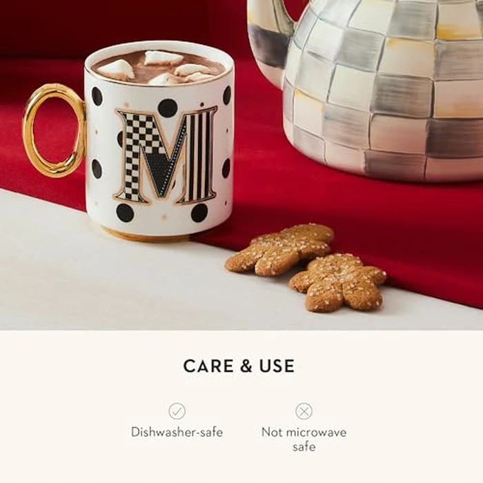 MACKENZIE-CHILDS My Mug, Decorative Ceramic Coffee Mug with Handle, O by MACKENZIE-CHILDS - Image 5