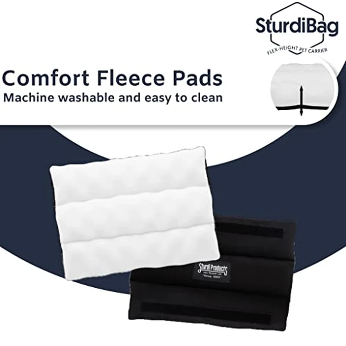 SturdiBag XL Pet Travel Carrier: Flexible Height for Cat and Dog Soft Sided with Safety Clips and Seatbelt Straps | Earthy TAN, 20" x 16" x 12" (PN: SB3-PRO-ET) by STURDI PRODUCTS - Image 5