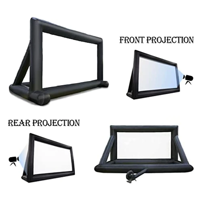 31ft Inflatable Movie Screen Outdoor,No Seam Projector Screen with Air Blower, Support Front & Rear Projection by WGIA - Image 6